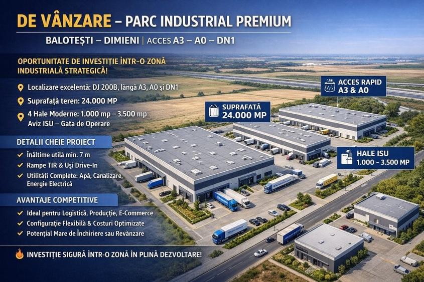 Parc Industrial in dezvoltare Balotesti -Autostrada A0 - 1