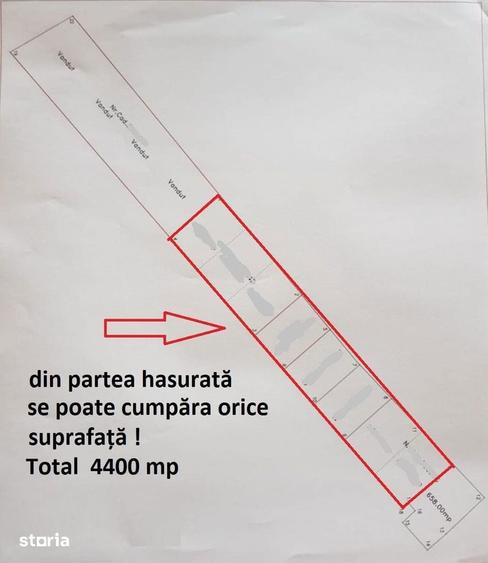 Teren extravilan, parcele de 550 mp, Valea Fanatelor- Iris - 1