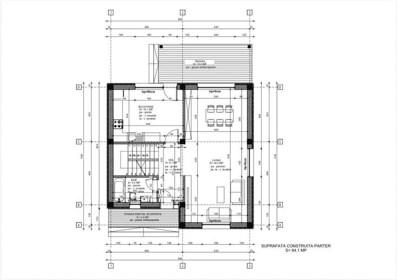 CASA INDIVIDUALA, INCALZIRE PARDOSEALA, TOATE UTILITATILE, COMIS 0% - 15