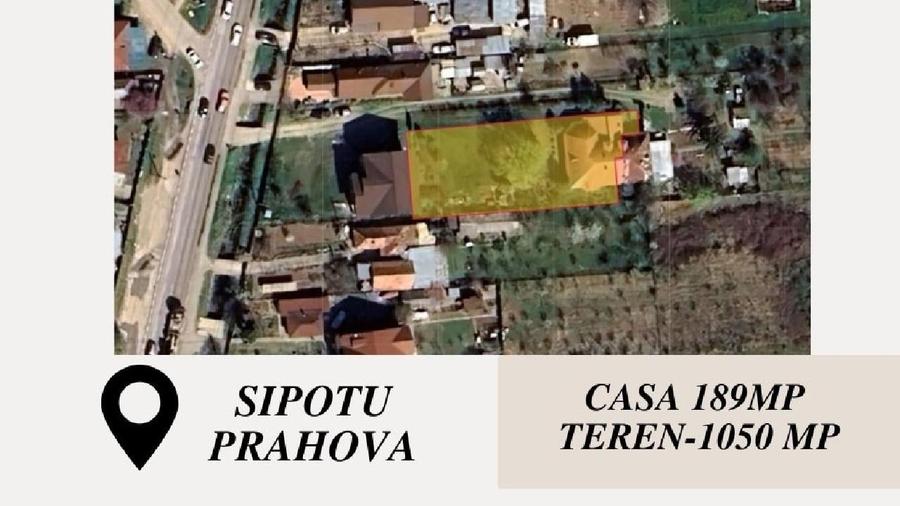 Casă individuală cu 3 camere cu Teren 1050 Mp în Lipănești