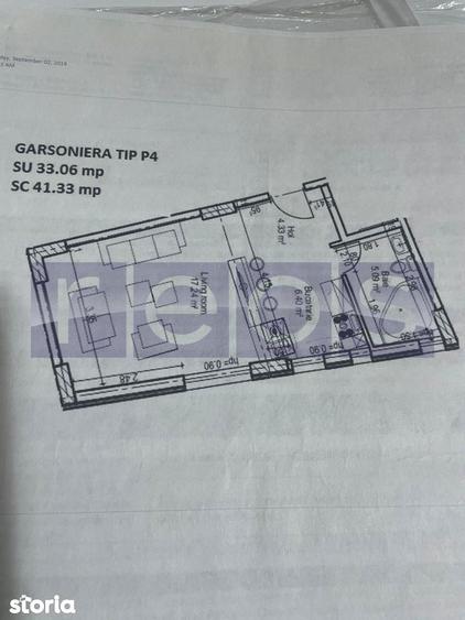 VANZARE GARSONIERA MODERNA | MOBILATA & UTILATA | 33 MP | LOCUIT SAU I - 1