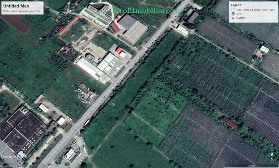 Teren 1.500mp pentru constructii comerciale-industriale- Gradiste strada Petru R - 5
