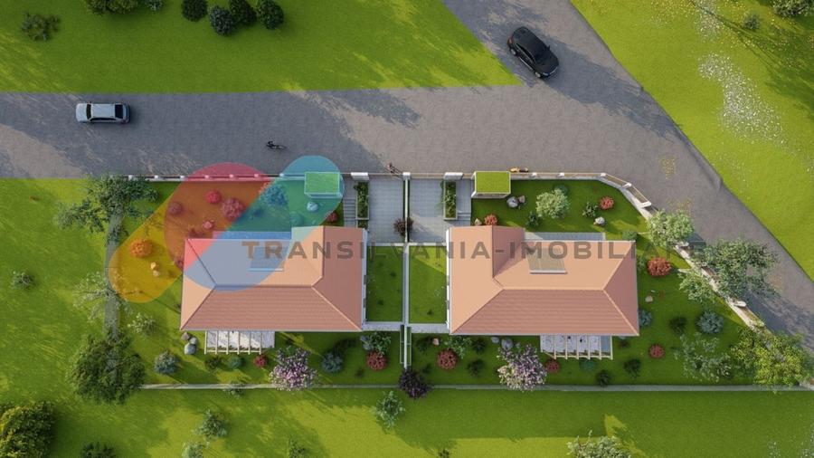 Teren autorizat Duplex- 1000 mp - proiect aprobat P+E - 1