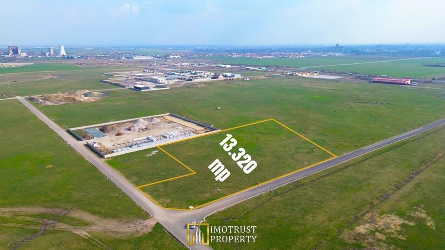 Teren pentru parc industrial 13.320 mp Arad, PUZ aprobat - 2