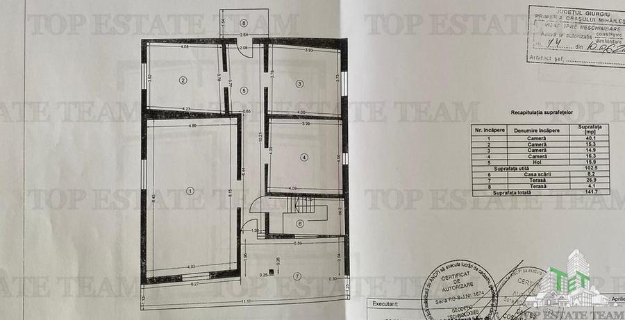 Constructie P+2 cu 385 mp utili - Cornetu - Mihailesti - 12