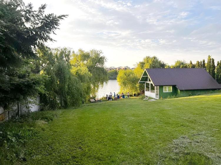 Teren superb cu deschidere la lac 30 ml, 2700 mp, Corbeanca sos Unirii - 1