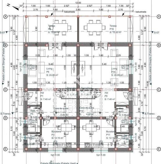 Casa 4 camere, 2 bai, curte si terasa Sibiu Calea Cisnadiei - 3