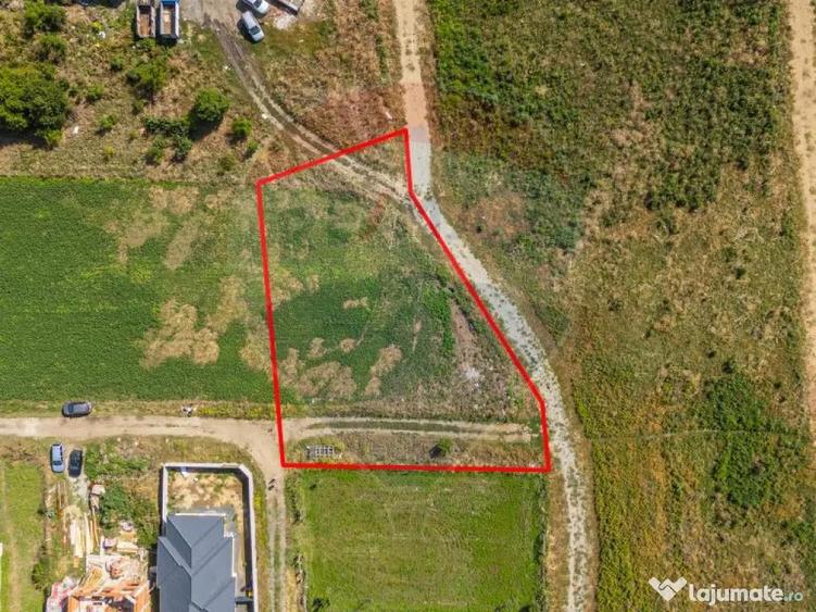 Teren 1237 mp cu PUZ aprobat de vanzare Bujac,Arad - 4