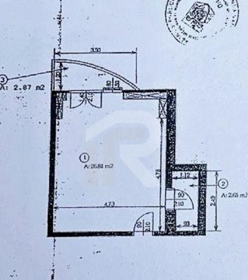 Spatiu birouri Mihalache -Turda in imobil mixt, 33 mp, centr - 4