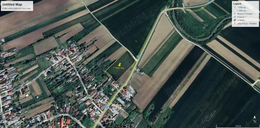 Vand teren intravilan 7500 mp.Trestieni Ulmi jud. Giurgiu - 1