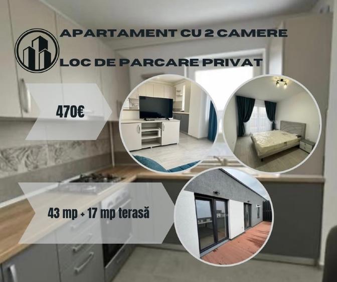 Apartament cu 2 camere de închiriat cu boxă și loc de parcare - 10