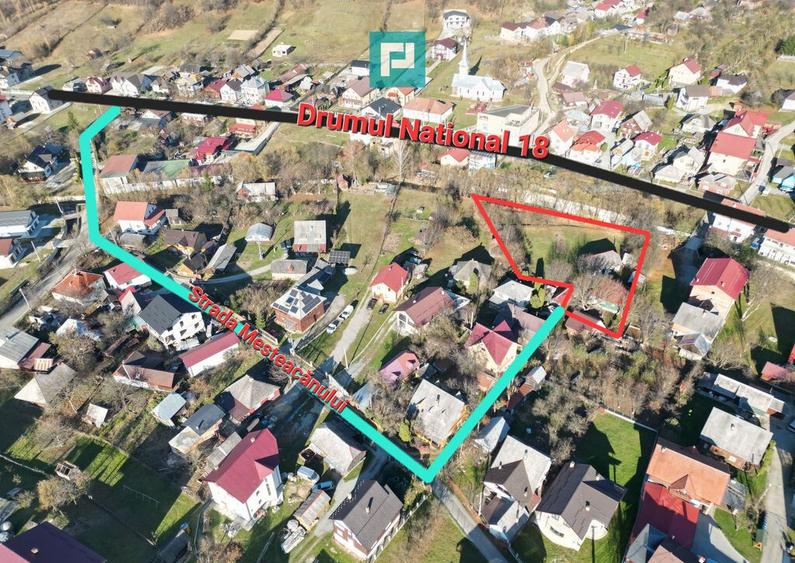 Casa de lemn, cu teren in Bor?a - 1