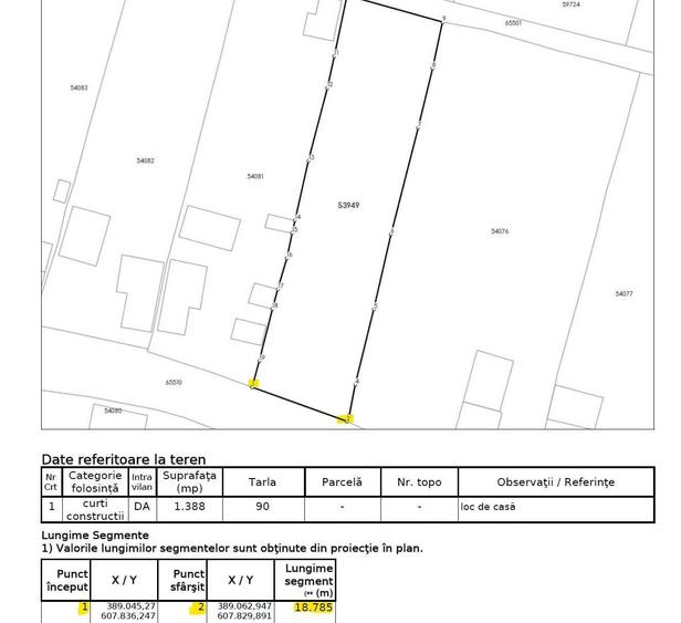 Teren Intravilan 1388 mp in Sat Soimeni Comuna Vultureni, judetul Cluj - 7