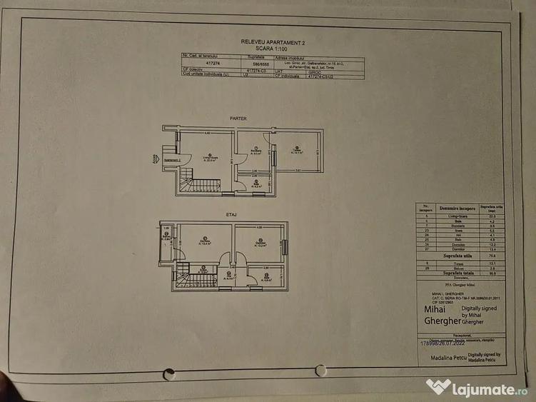 Proprietar vand duplex modern, mobilat, curte + terasa, Giroc, Calea Urseni - 6