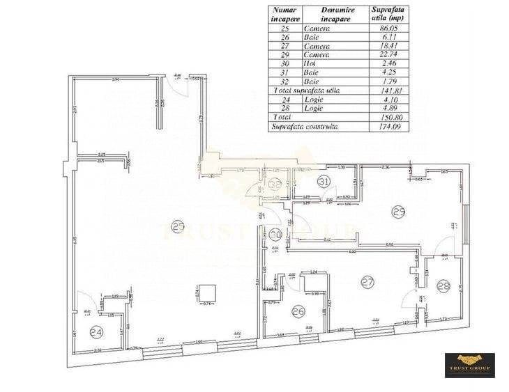 Apartament 3 camere Herastrau | Loc de parcare - 27
