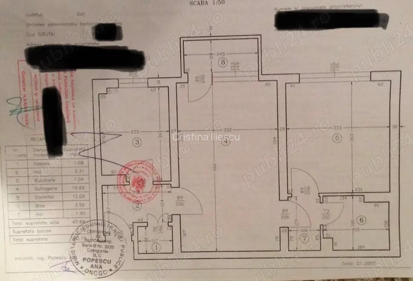 Proprietar - vand apartament Craiova 2 camere - zona Brazda-Paltinis