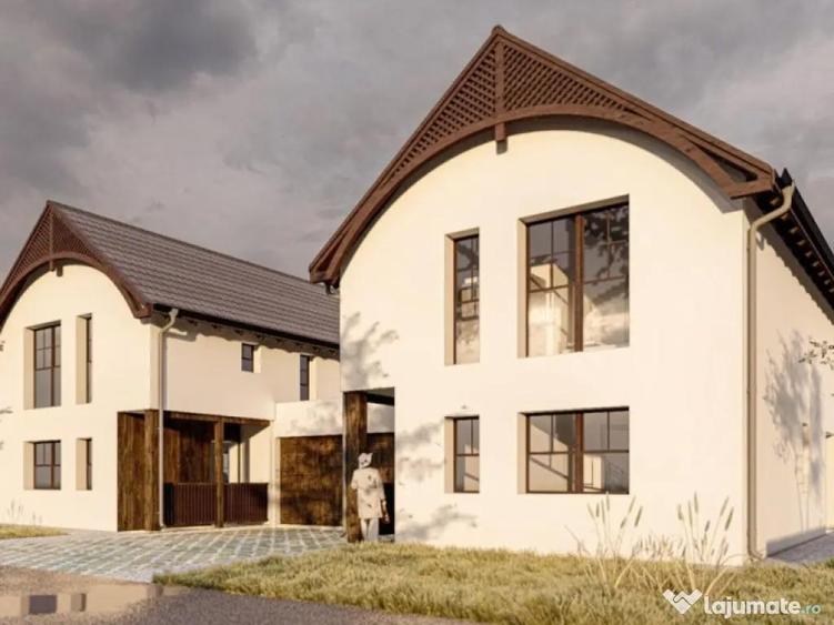 Duplex semifinisat de vanzare , 120 mp , 385 teren, garaj! G - 7