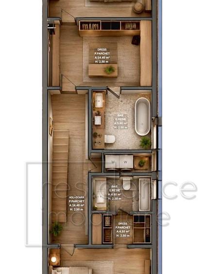 Duplex cu 5 camere cu Teren 340 Mp în Dâmbul Rotund