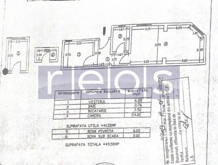 Apartament cu 2 camere în Banu Manta
