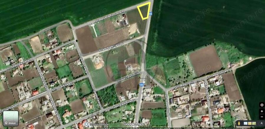 Teren intravilan de vanzare Mosneni, 23 August - 1