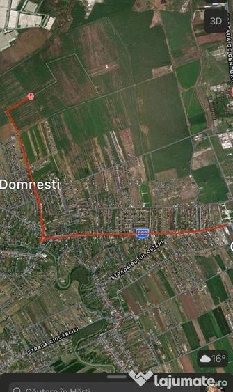 OFERTA -Vand/Schimb Teren Domnesti - 450 mp utili - intravilan - Prop - 2