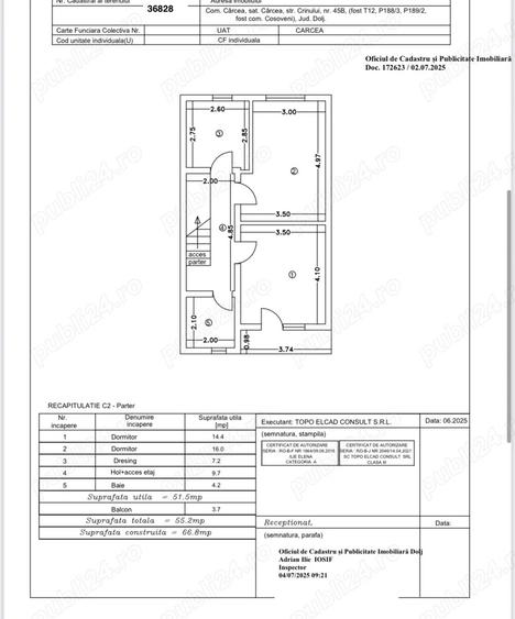 Casa parter , etaj , zona selgros strada macului - 5
