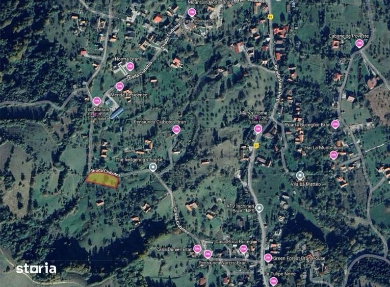 BRAN Moieciu Teren-2,000 mp- Pozitie superba - 3
