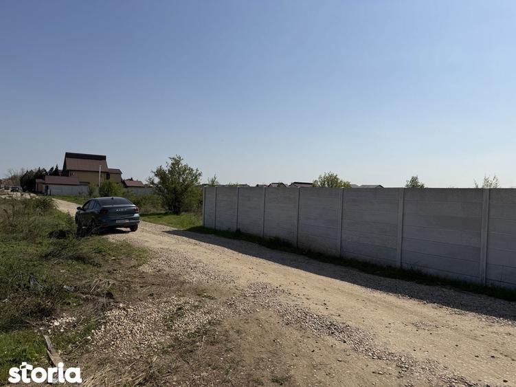 Teren 657 mp deschidere 22 ml Bragadiru toate utilitatile - 2