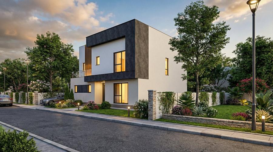 Casa individuala cu 5 camere. Teren 400 mp. Comision 0 - 1