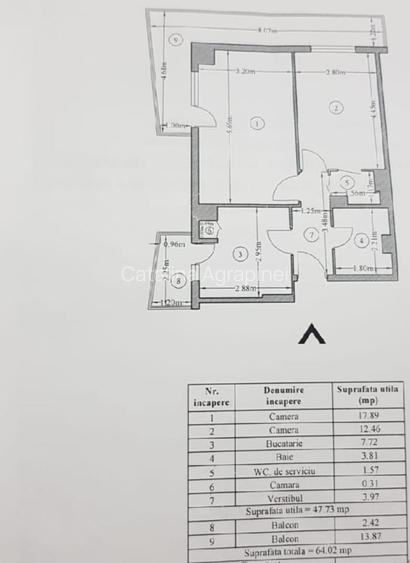 Vanzare apartament 2 camere Drumul Taberei Romancierilor