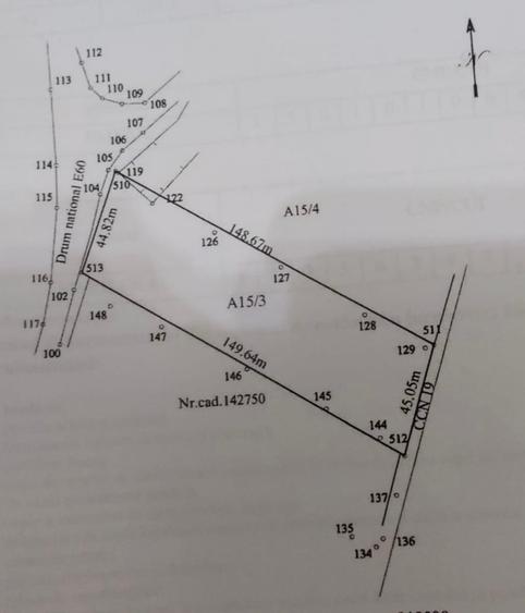Teren Intravilan Construibil P+3 DN13 zona Hanul din Ardeal-Brasov - 3