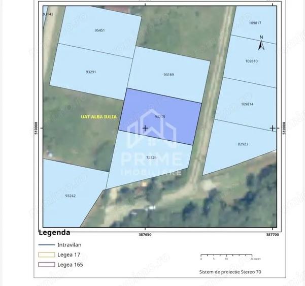 TEREN INTRAVILAN 510 MP, ZONA VALEA POPII, ALBA IULIA - 1