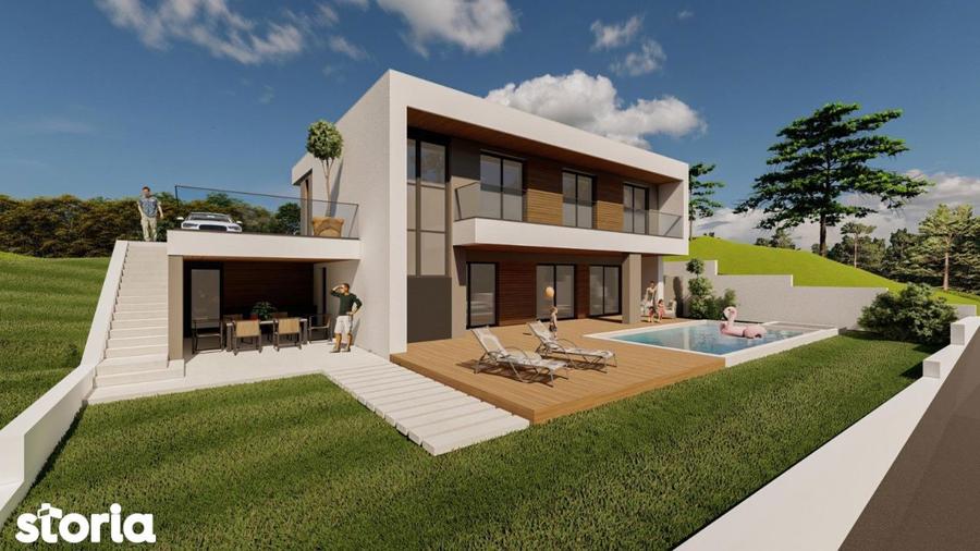 Teren autorizat pentru casa cu piscina Valea Seaca 500mp - 4