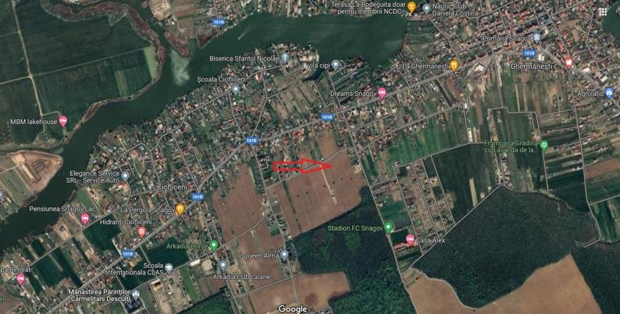 Snagov-Ghermanesti, teren intravilan, 8500mp, la padure - 2