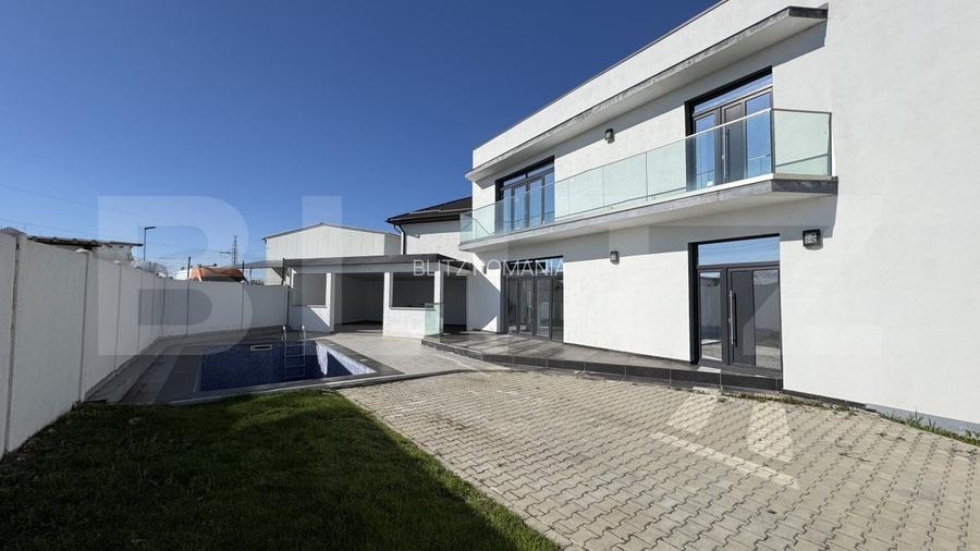 Casa P + E de 137 mp, cu 400 mp teren, piscina, terasa, zona Garlesti Casa P + E de 137 mp, cu 400 mp teren, piscina, terasa, zona Garlesti