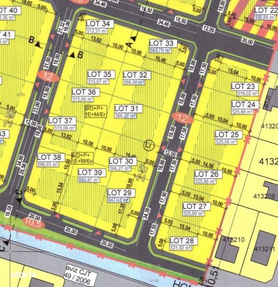 Parcele teren in Mosnita cartier asfaltat, zona premium - Comision - 5