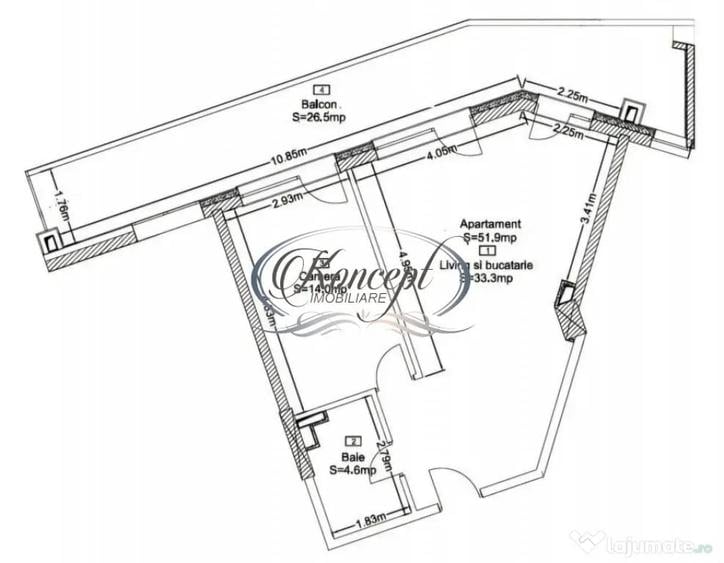 Apartament cu CF in Wings - 1