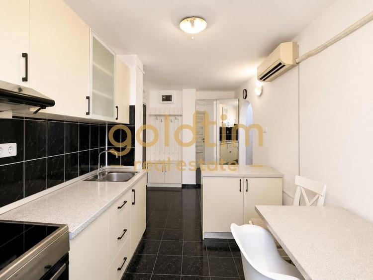 Apartament cu 2 camere semidecomandat, mobilat în Băneasa