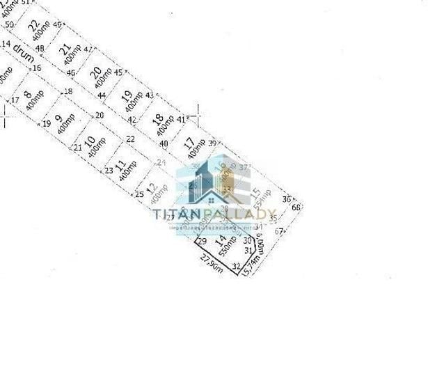 Berceni- Zanelor- teren 550 mp- Intravilan- D= 25ml- Utilitati- 45.400E - 7