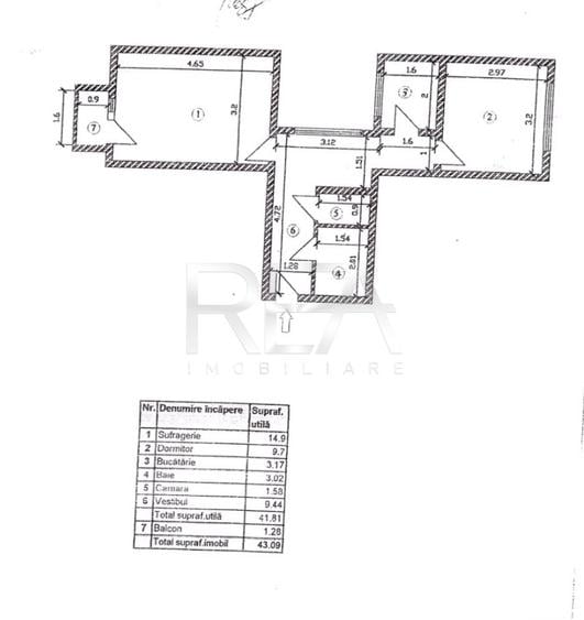 Apartament cu 2 camere decomandat, mobilat în Drumul Taberei