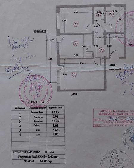Apartament cu 2 camere decomandat în Exterior Vest