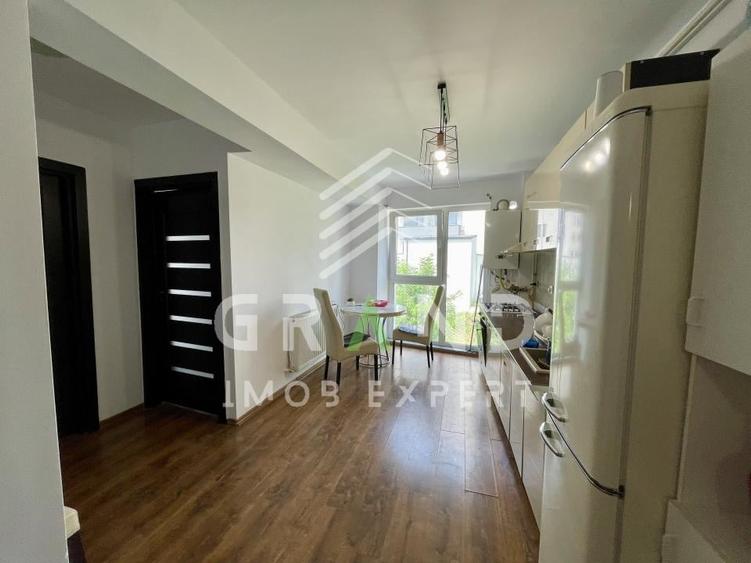 Apartament cu 2 camere semidecomandat, mobilat în Dâmbul Rotund