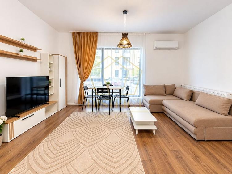 Apartament cu 2 camere semidecomandat, mobilat în Giroc