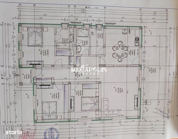 Casă cu 4 camere în Central