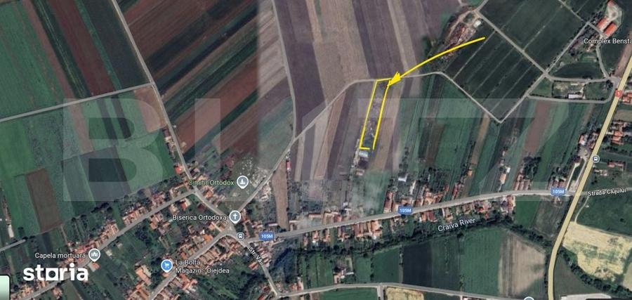 Teren de 1200 mp, în Oiejdea