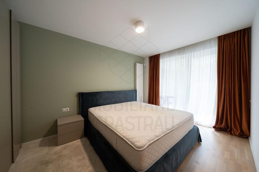 Apartament cu 3 camere semidecomandat, mobilat în Herăstrău