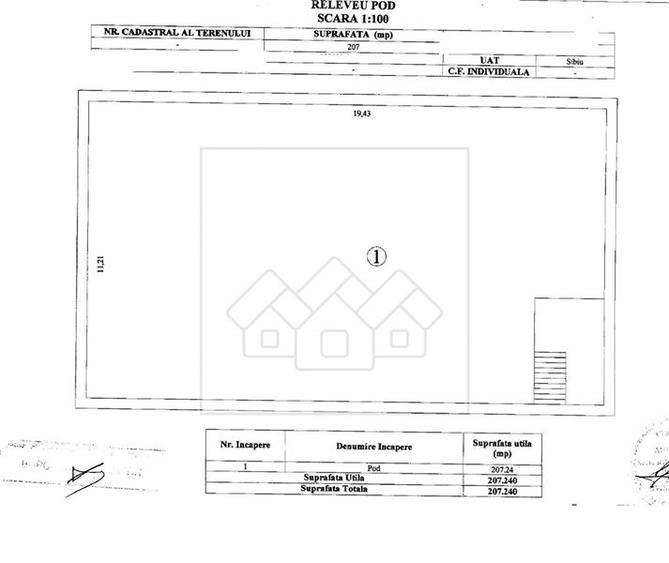 Casă individuală cu 17 camere cu Teren 5262 Mp în Central