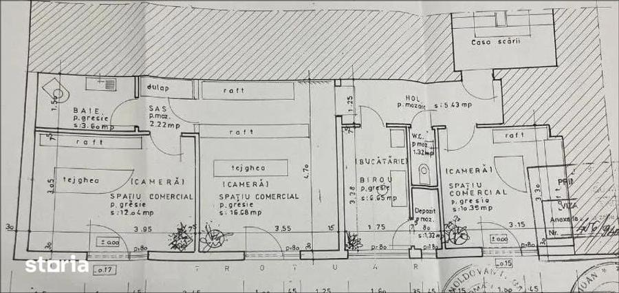 Spațiu comercial, de 60 mp, în Tudor