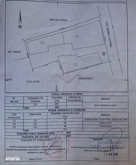 Casă cu 4 camere cu Teren 266 Mp în Tudor Vladimirescu