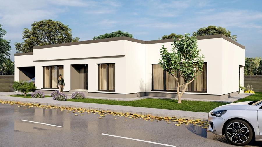 Casă individuală cu 4 camere cu Canalizare în Tărlungeni